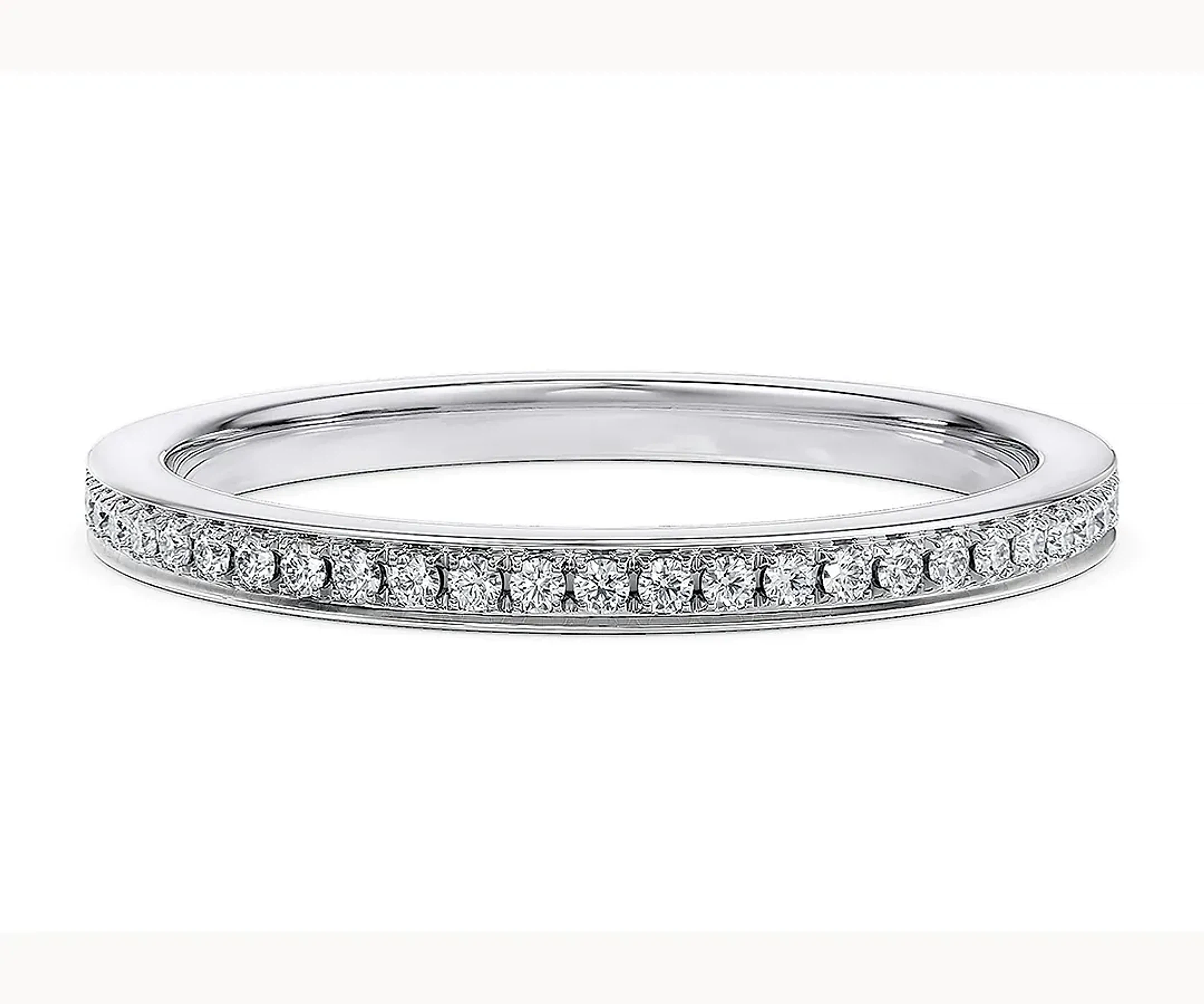 Complicidad · Eternity de diamantes en canal, media o completa — Blanco — Foto 1